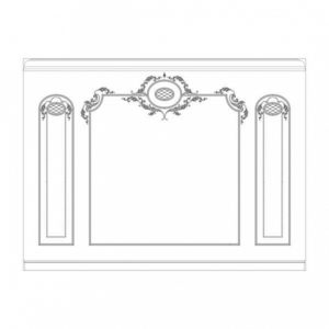Купить Стена RODECOR Барокко Юсупова Ф2 77202BR (комплект)